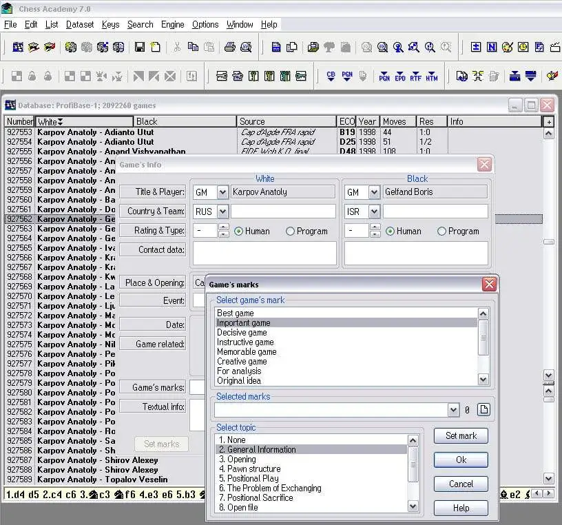 Anmerkungen zur Partie editieren