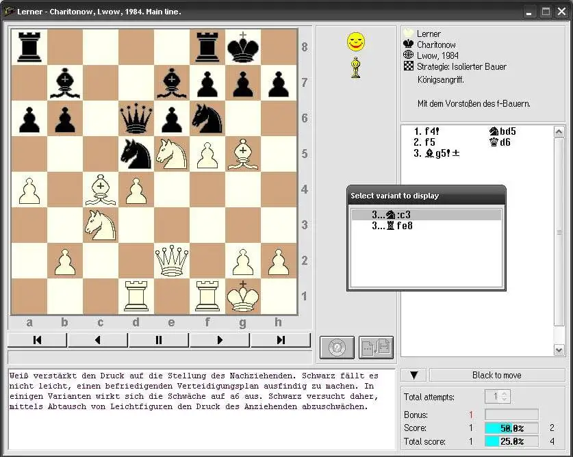 Anzeigen von Kommentaren und Varianten im Lernprogramm