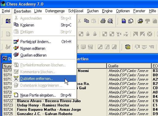 chessacademy dubletten loeschen1