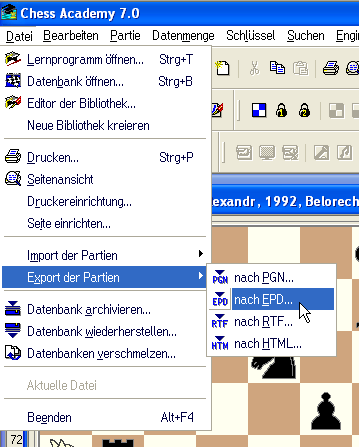 chessacademy konvertieren nach epd1