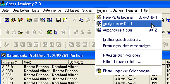 chessacademy menu analyse
