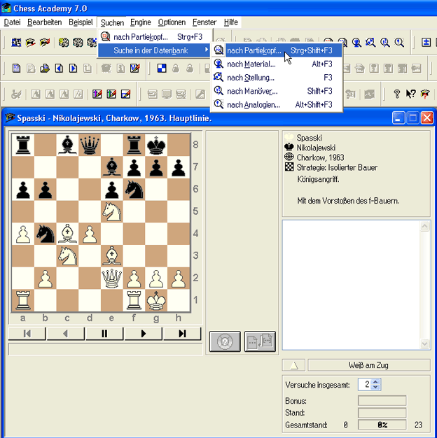 chessacademy search header in database5
