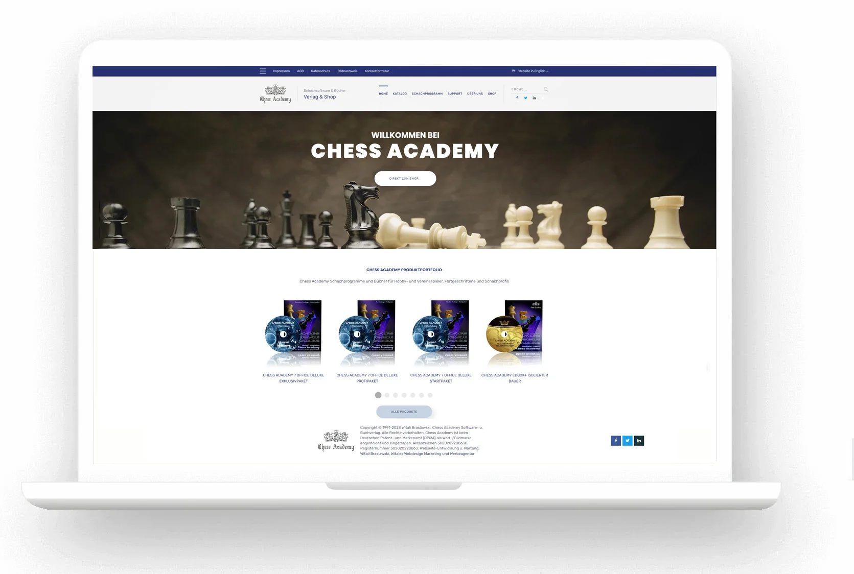 Laptop Chessacademy Screenshot